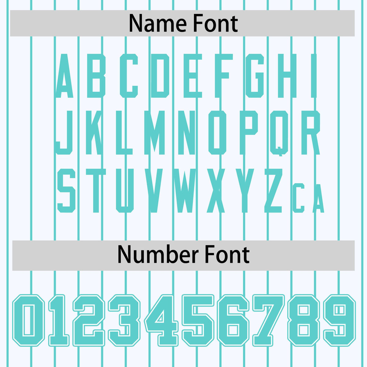 Custom White Aqua Pinstripe White-Aqua Bomber Full-Snap Varsity Letterman Jacket