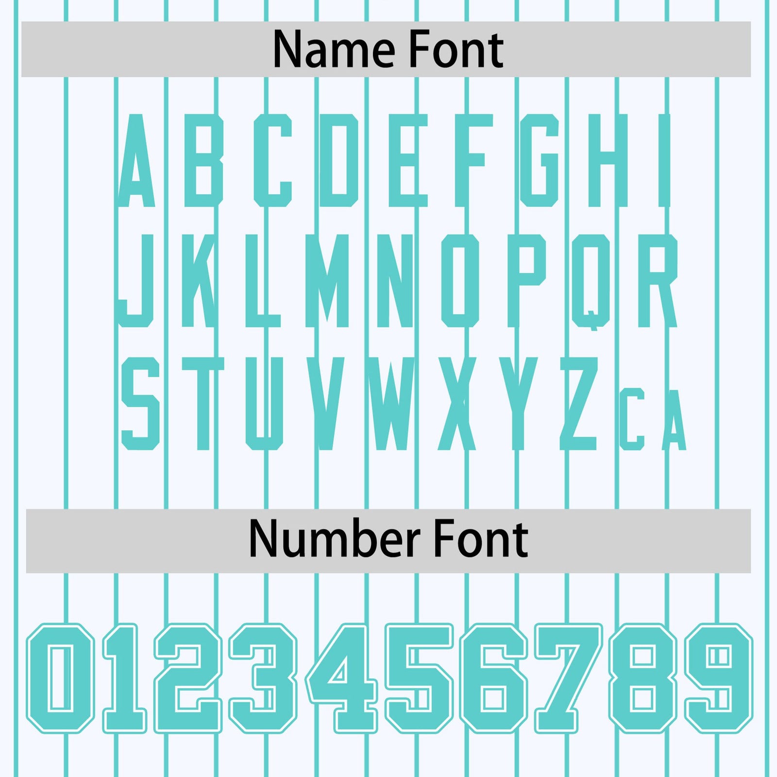 Custom White Aqua Pinstripe White-Aqua Bomber Full-Snap Varsity Letterman Jacket