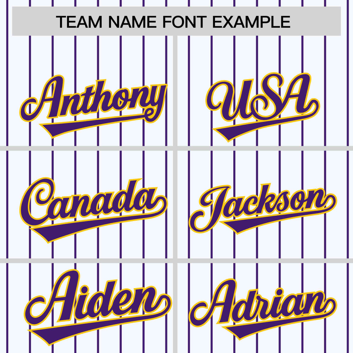 Custom White Purple Pinstripe Glod-Purple Bomber Full-Snap Varsity Letterman Jacket