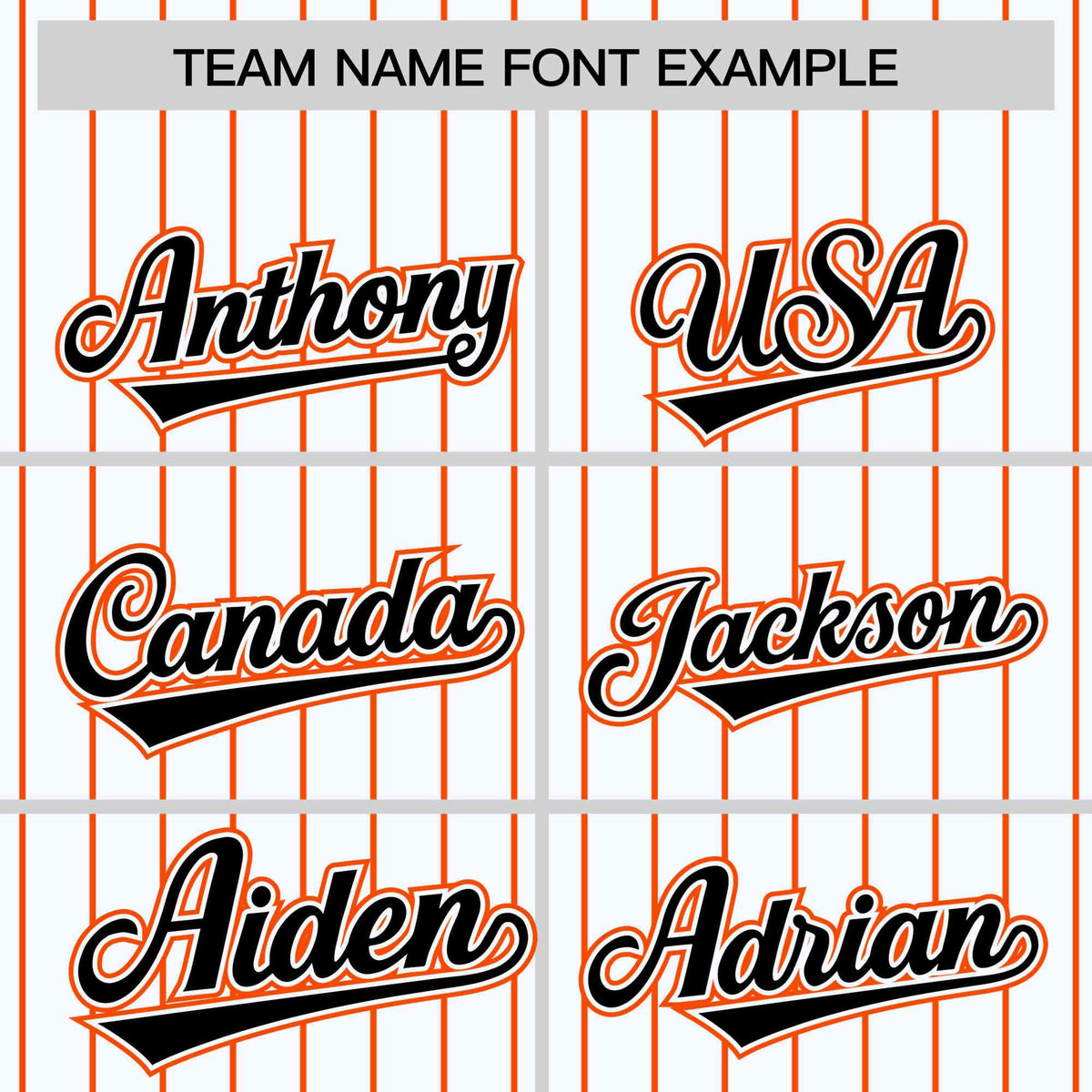 Custom White Orange Pinstripe Orange-Black Bomber Full-Snap Varsity Letterman Jacket