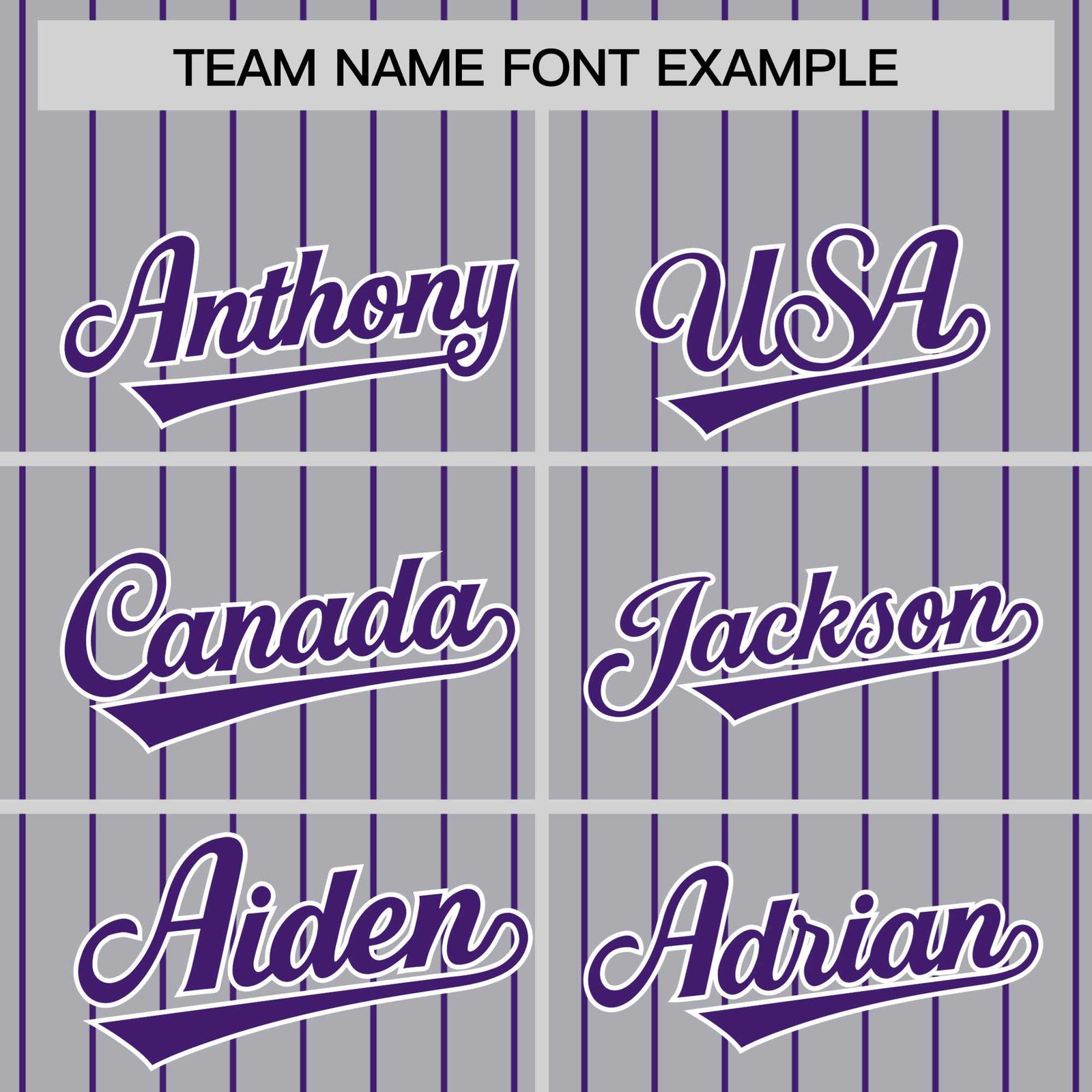 Custom Gray Purple Pinstripe White-Purple Bomber Full-Snap Varsity Letterman Jacket