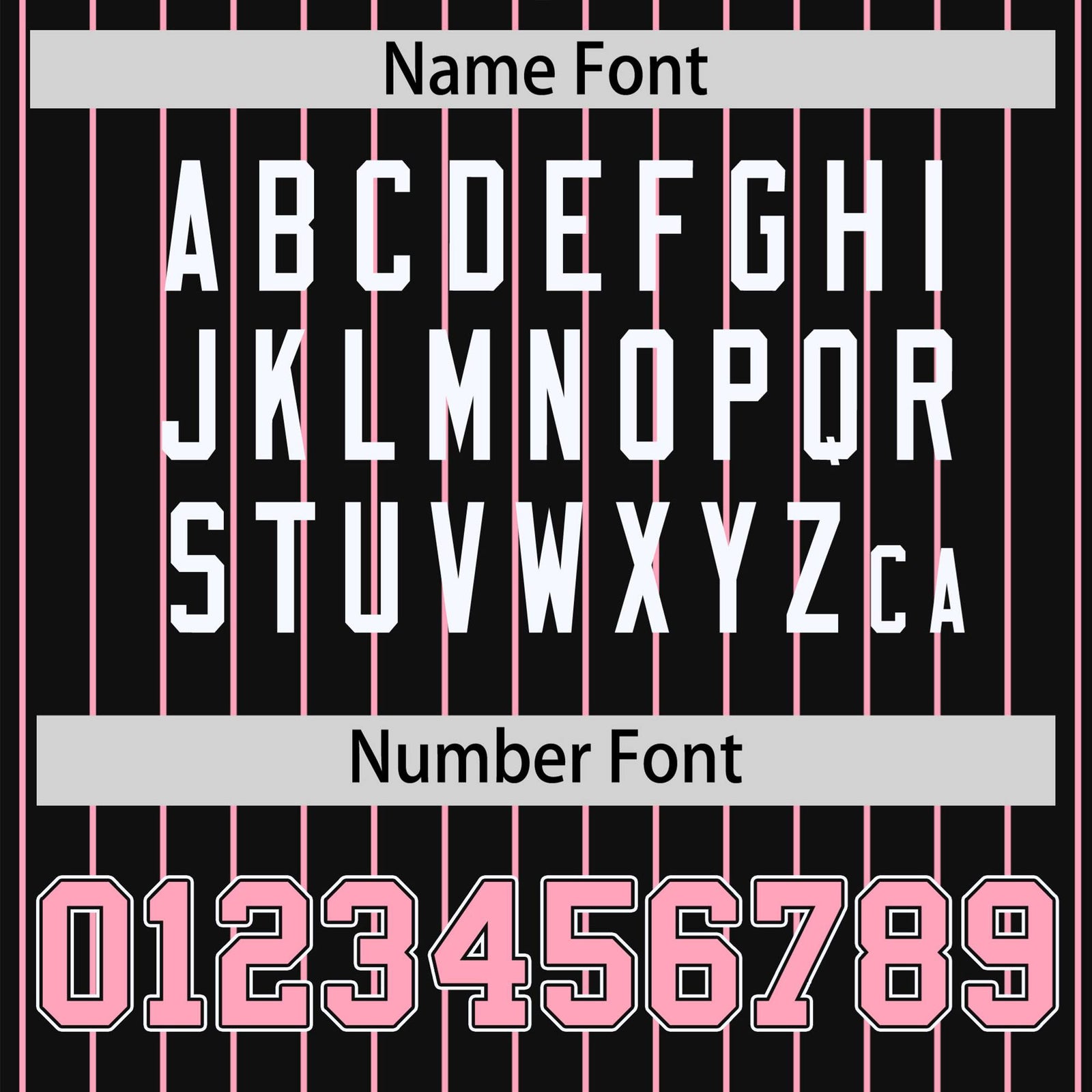 Custom Black Light-Pink Pinstripe White Light-Pink Bomber Full-Snap Varsity Letterman Jacket