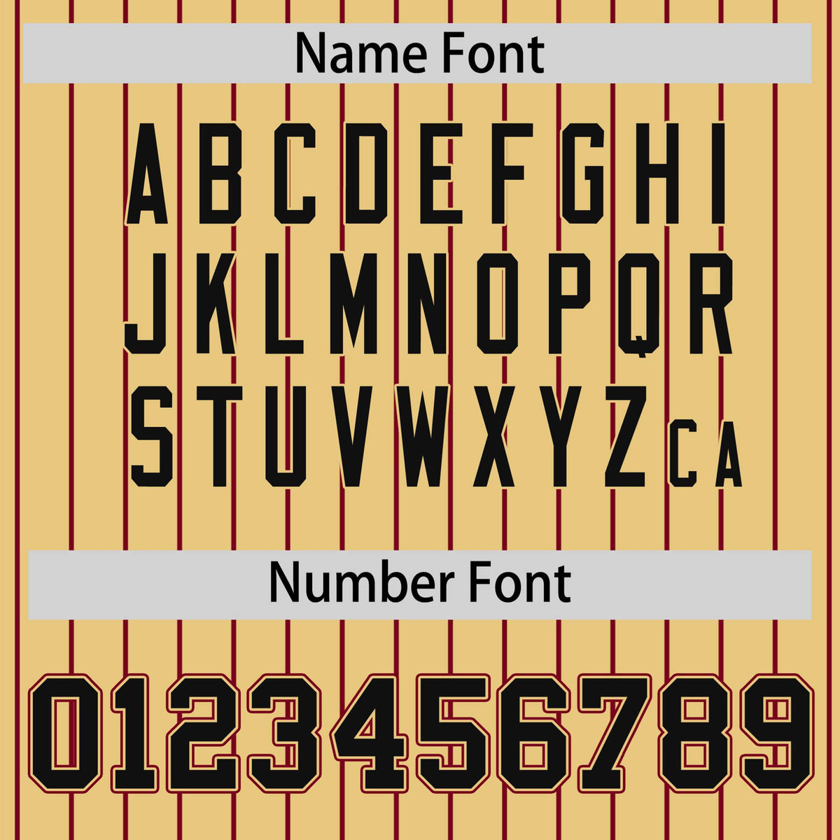 Custom Old Gold Crimson Pinstripe Crimson-Black Bomber Full-Snap Varsity Letterman Jacket