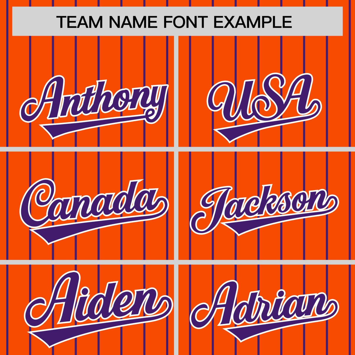 Custom Orange Purple Pinstripe White-Purple Bomber Full-Snap Varsity Letterman Jacket