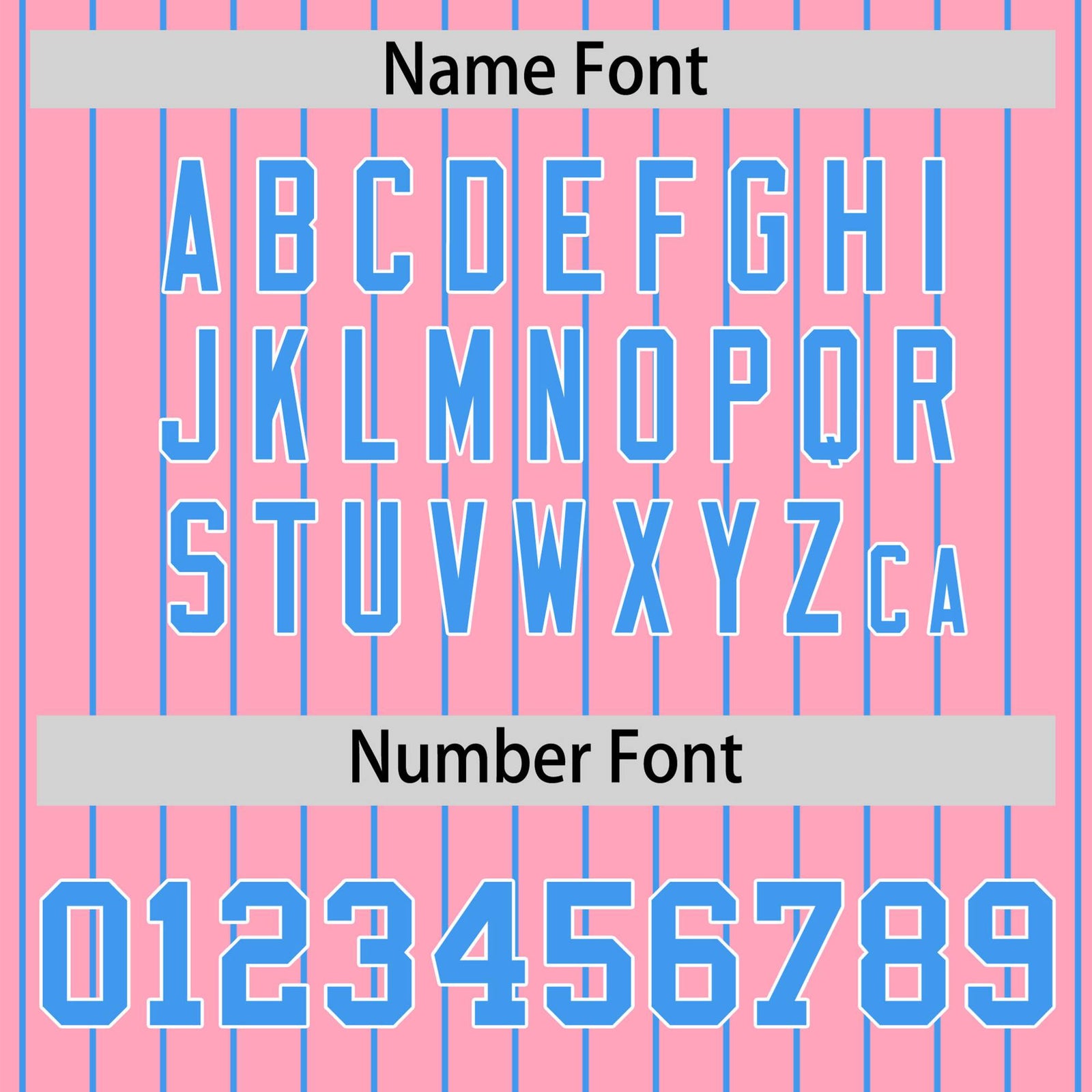 Custom Light-Pink Powder-Blue Pinstripe White Powder-Blue Bomber Full-Snap Varsity Letterman Jacket