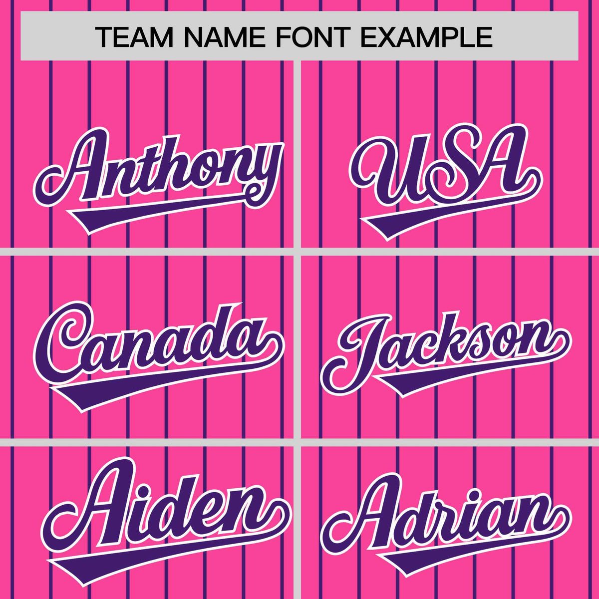 Custom Pink Purple Pinstripe White-Purple Bomber Full-Snap Varsity Letterman Jacket