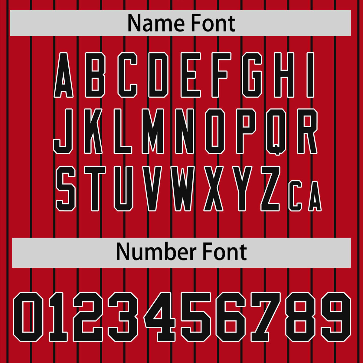 Custom Red Black Pinstripe White-Black Bomber Full-Snap Varsity Letterman Jacket