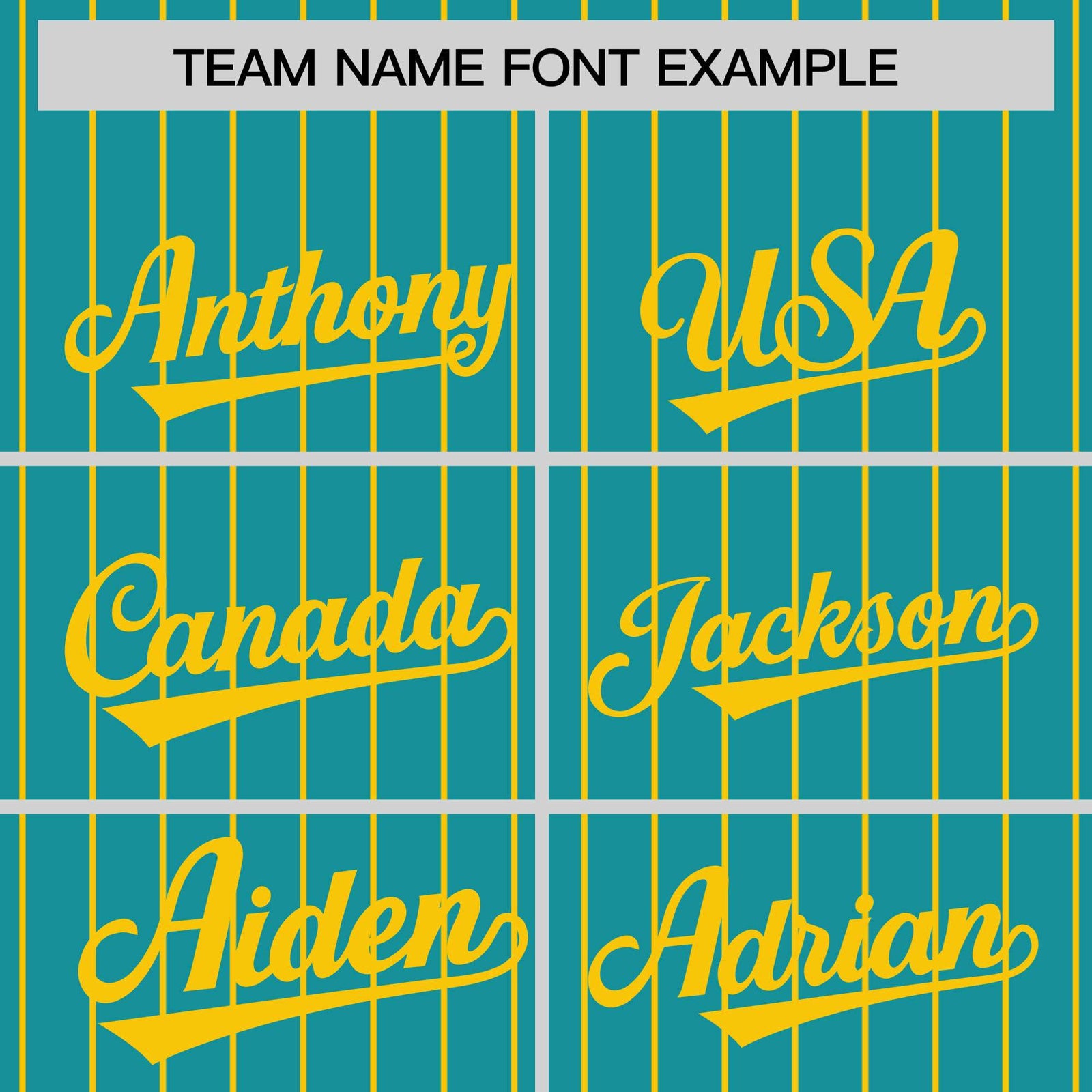 Custom Aqua Gold Pinstripe Gold Bomber Full-Snap Varsity Letterman Jacket