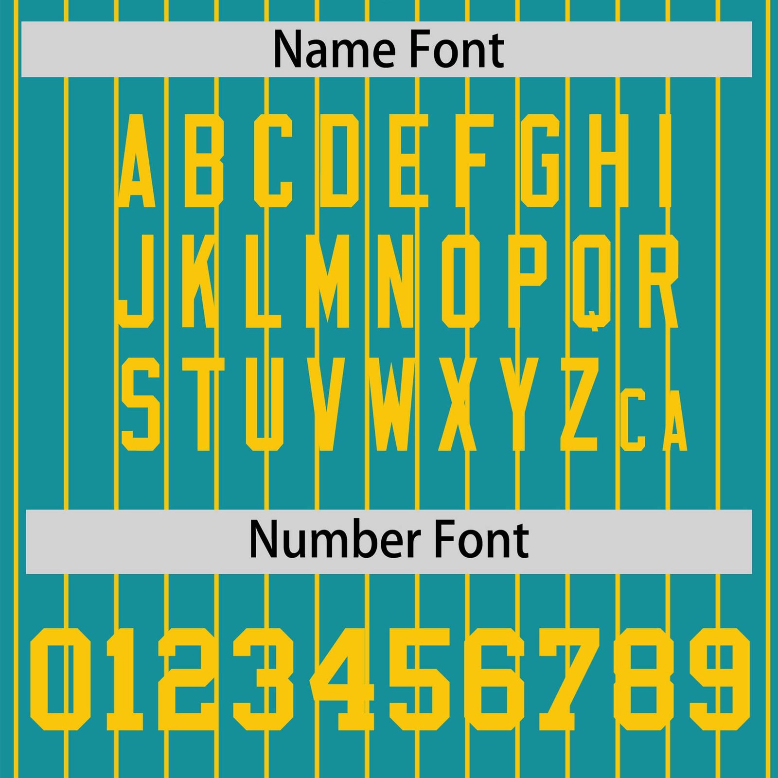 Custom Aqua Gold Pinstripe Gold Bomber Full-Snap Varsity Letterman Jacket