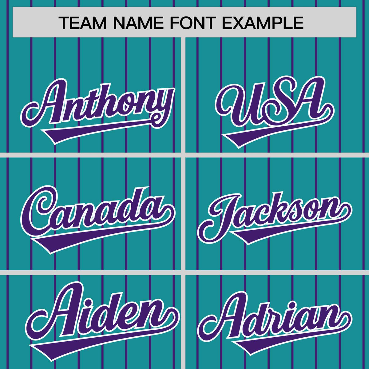 Custom Aqua Purple Pinstripe White-Purple Bomber Full-Snap Varsity Letterman Jacket