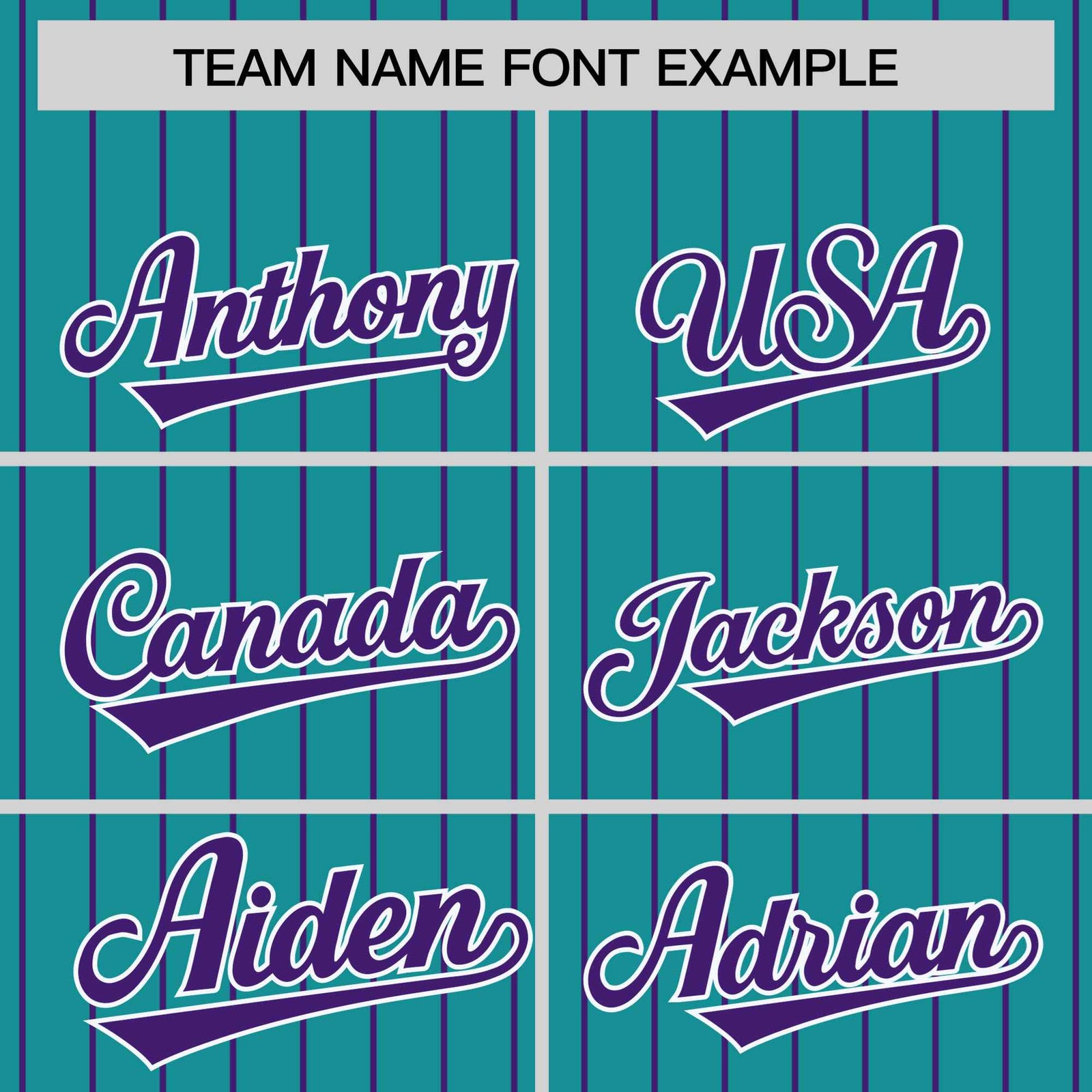 Custom Aqua Purple Pinstripe White-Purple Bomber Full-Snap Varsity Letterman Jacket