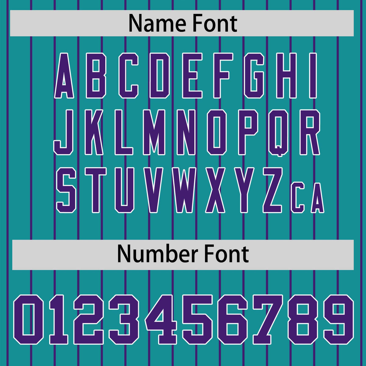 Custom Aqua Purple Pinstripe White-Purple Bomber Full-Snap Varsity Letterman Jacket