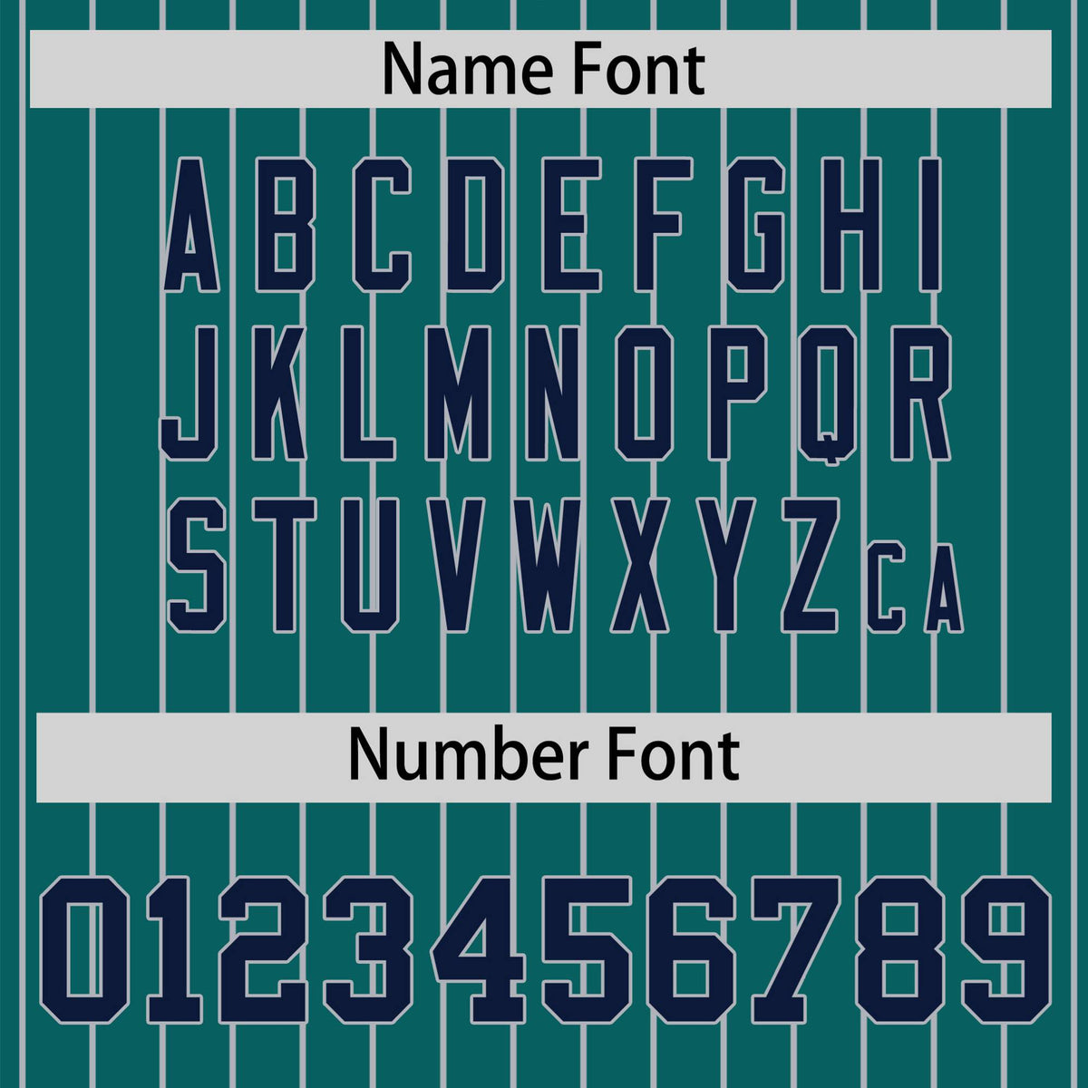 Custom Green Gray Pinstripe Gray-Navy Bomber Full-Snap Varsity Letterman Jacket