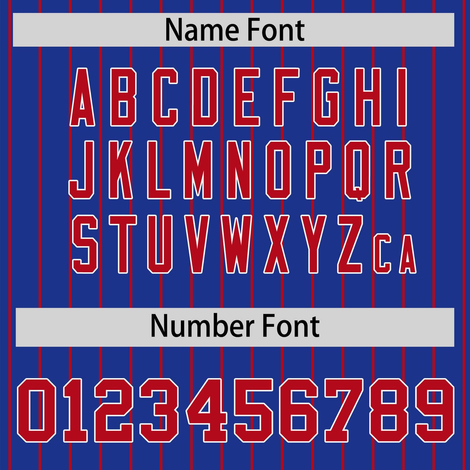 Custom Royal-Blue Red Pinstripe White-Red Bomber Full-Snap Varsity Letterman Jacket