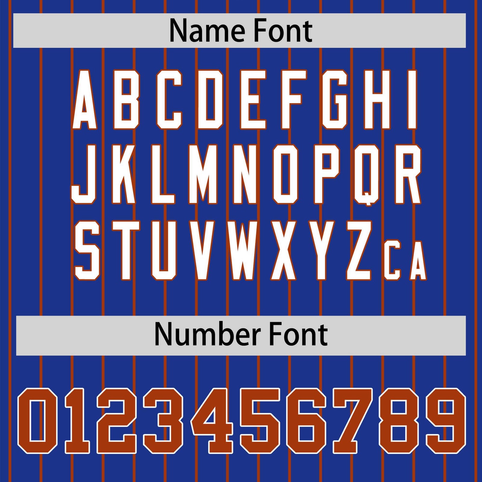 Custom Royal-Blue Brown Pinstripe White-Brown Bomber Full-Snap Varsity Letterman Jacket