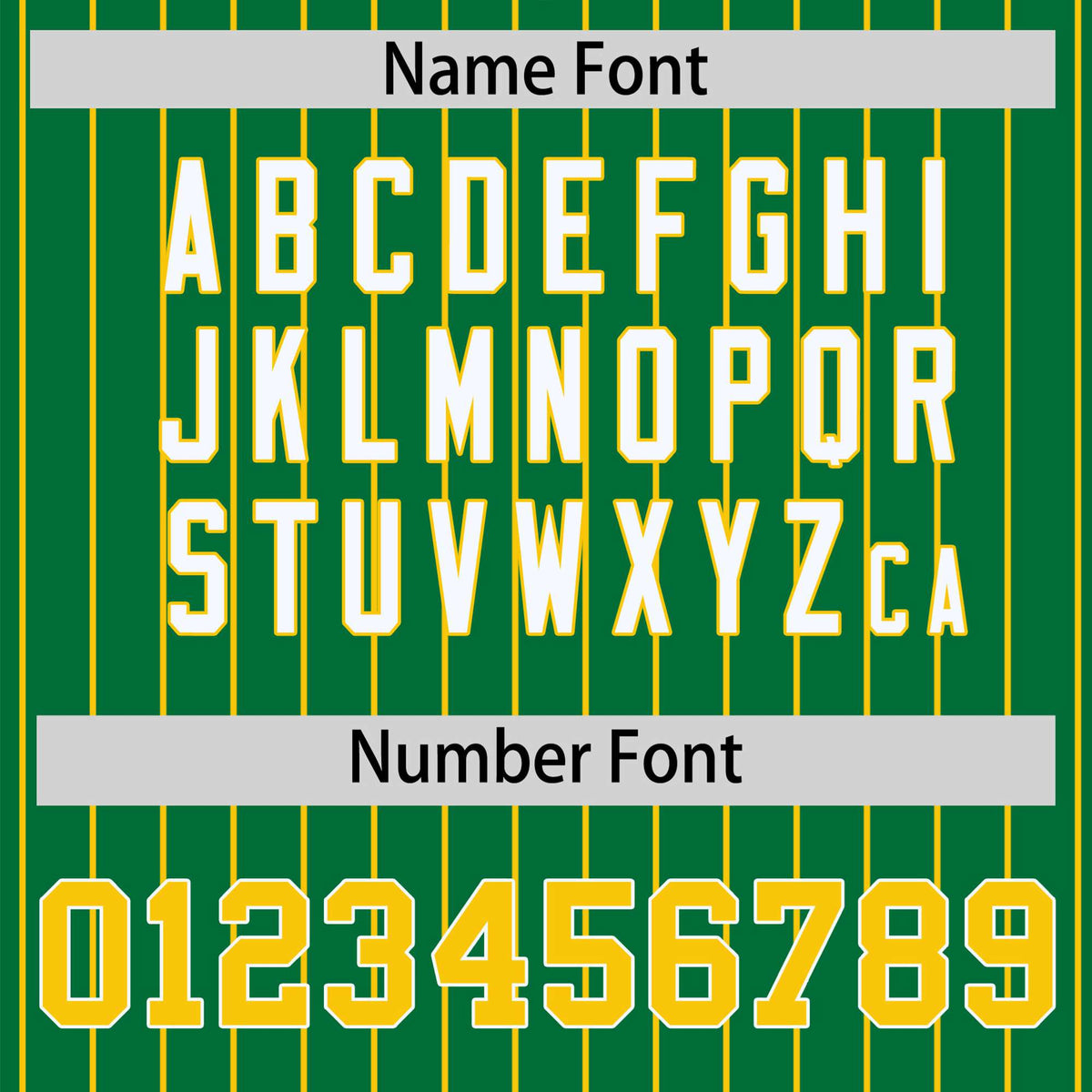 Custom Kelly Green Gold Pinstripe White-Gold Bomber Full-Snap Varsity Letterman Jacket