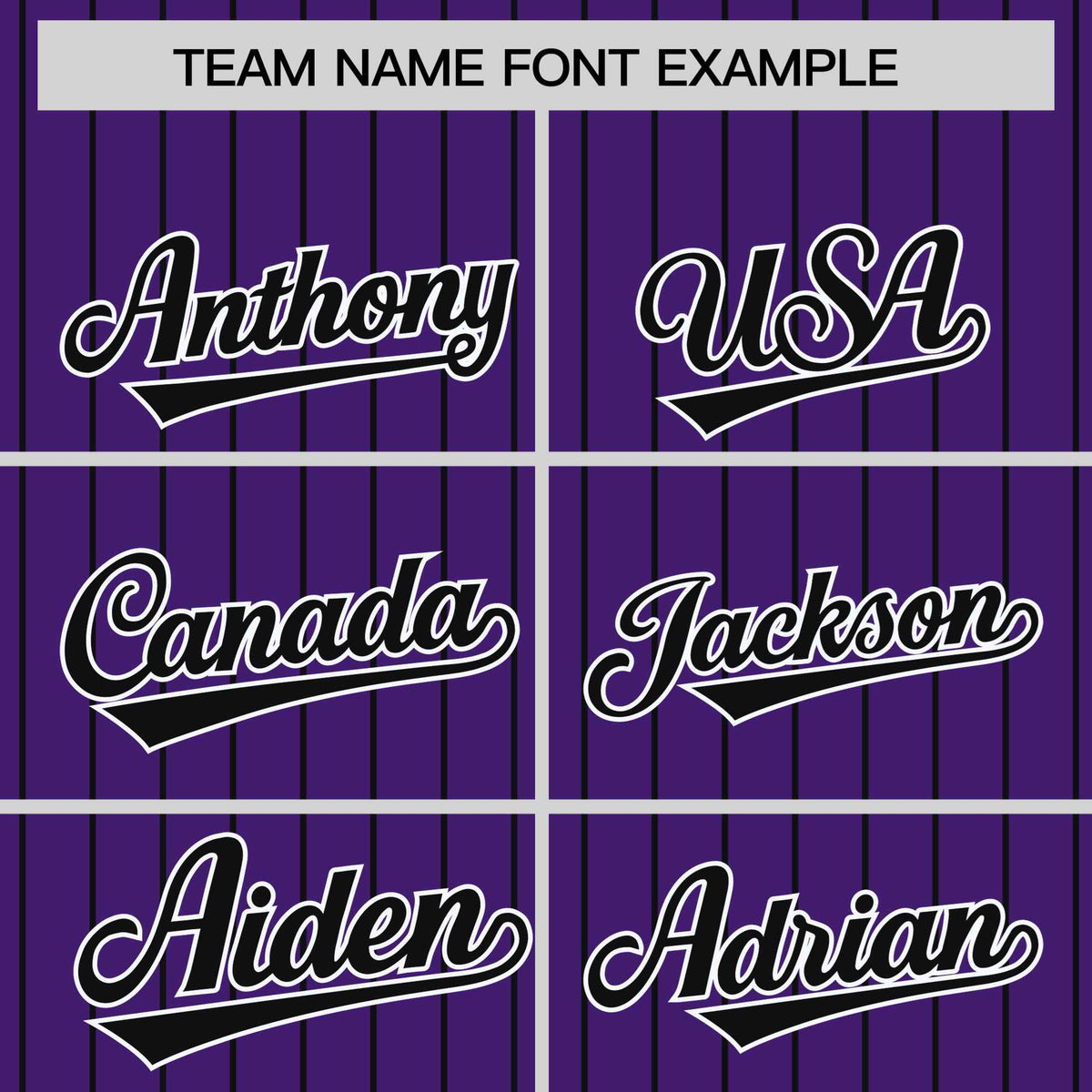 Custom Purple Black Pinstripe White-Black Bomber Full-Snap Varsity Letterman Jacket