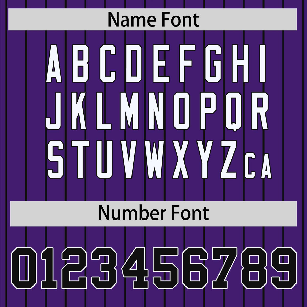 Custom Purple Black Pinstripe White-Black Bomber Full-Snap Varsity Letterman Jacket