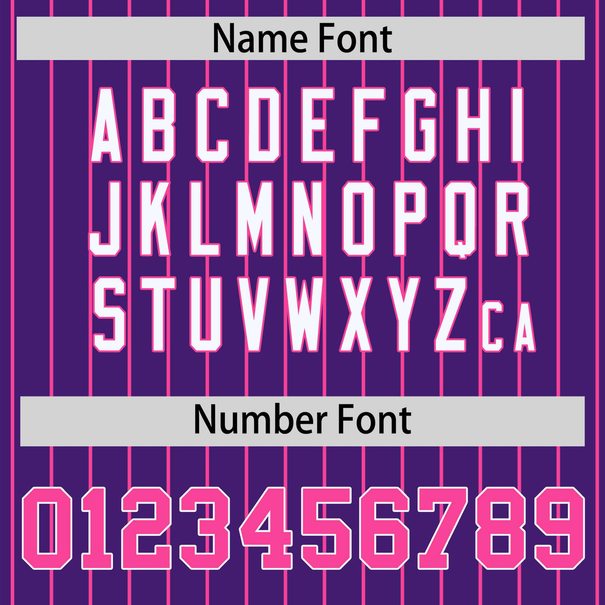 Custom Purple Pink Pinstripe White-Pink Bomber Full-Snap Varsity Letterman Jacket