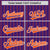 Custom Purple Orange Pinstripe White-Orange Bomber Full-Snap Varsity Letterman Jacket