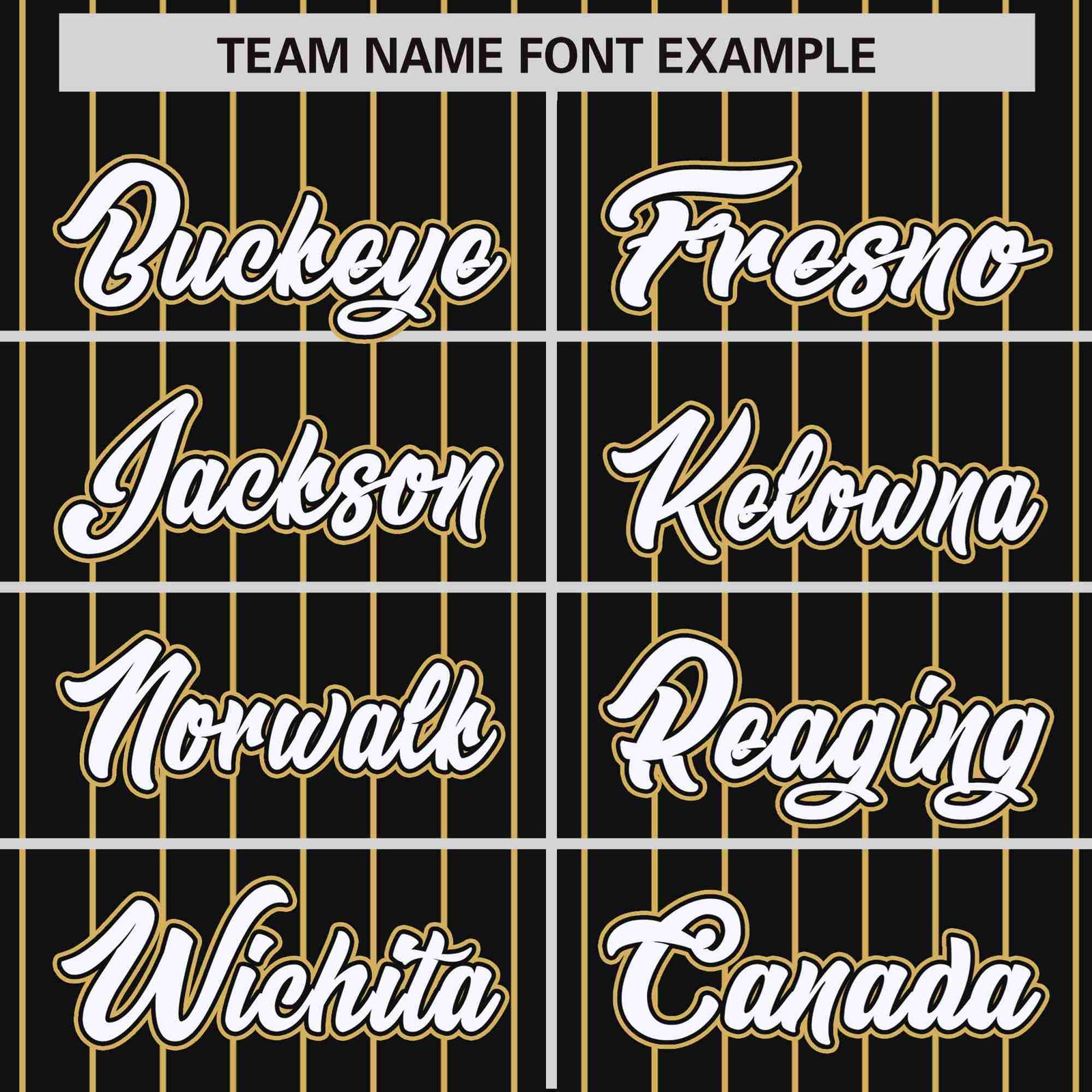 Custom Black Old-Gold Pinstripe Old-Gold White Bomber Full-Snap Varsity Letterman Jacket