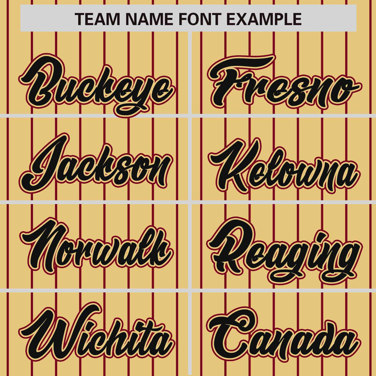 Custom Old Gold Crimson Pinstripe Crimson-Black Bomber Full-Snap Varsity Letterman Jacket