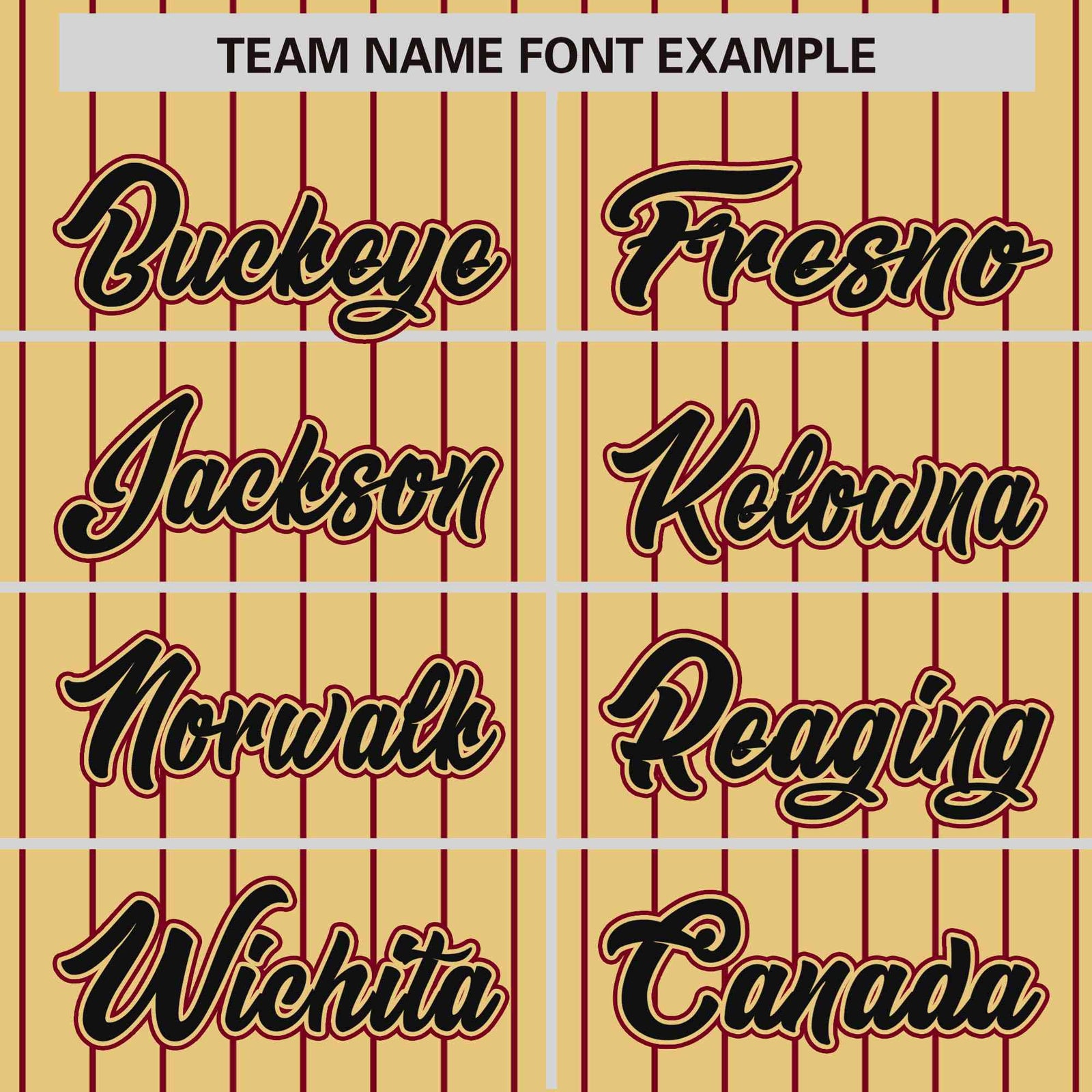 Custom Old Gold Crimson Pinstripe Crimson-Black Bomber Full-Snap Varsity Letterman Jacket