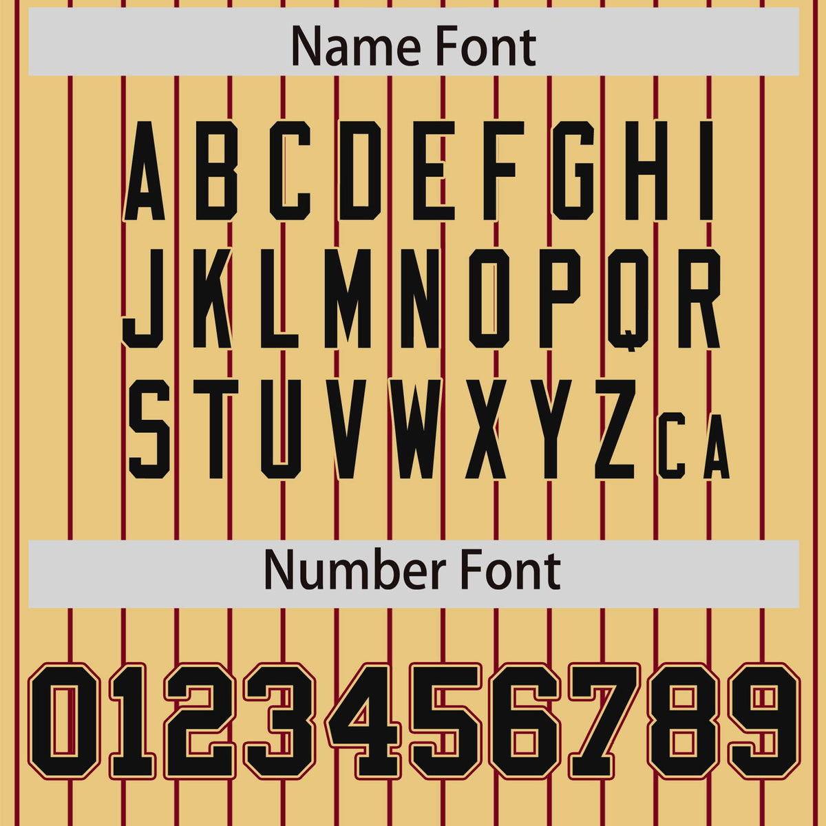 Custom Old Gold Crimson Pinstripe Crimson-Black Bomber Full-Snap Varsity Letterman Jacket