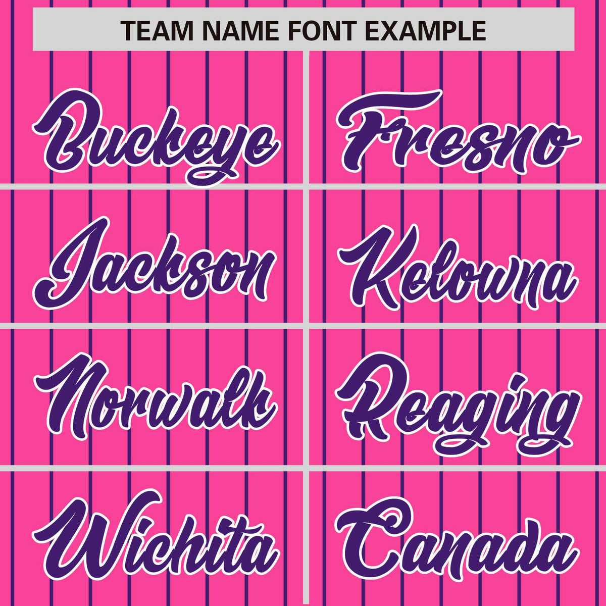 Custom Pink Purple Pinstripe White-Purple Bomber Full-Snap Varsity Letterman Jacket