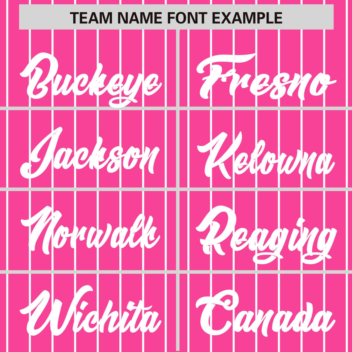 Custom Pink White Pinstripe White Bomber Full-Snap Varsity Letterman Jacket