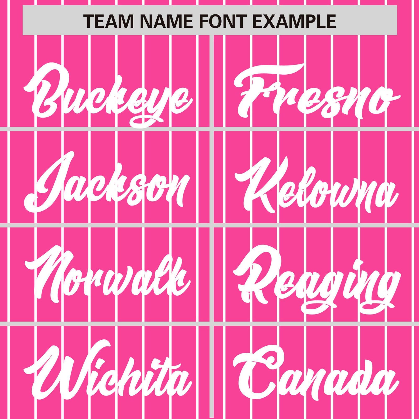 Custom Pink White Pinstripe White Bomber Full-Snap Varsity Letterman Jacket