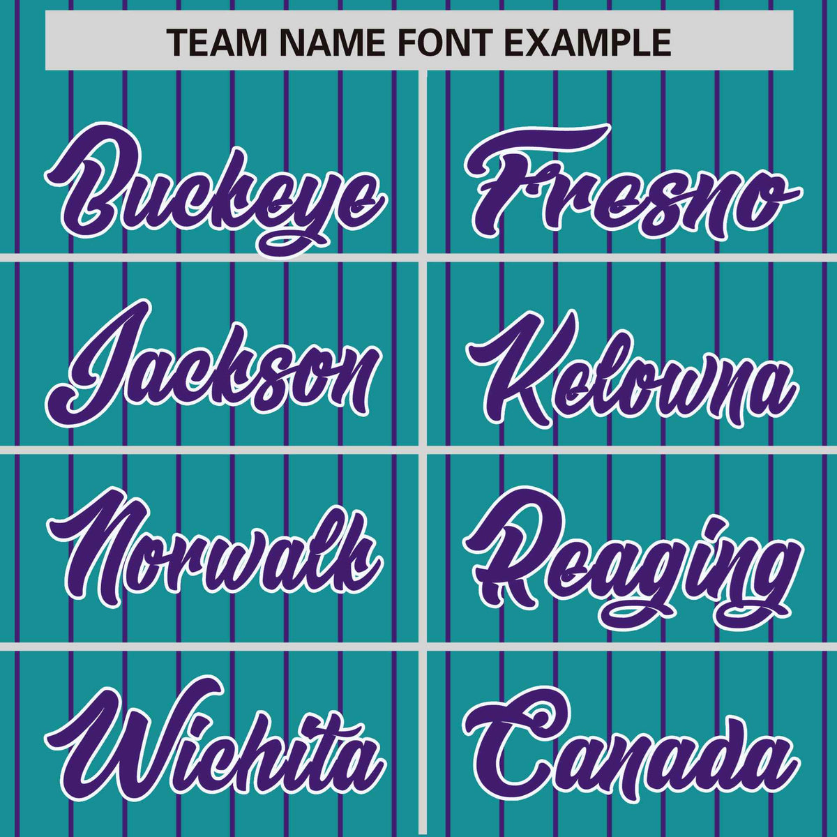 Custom Aqua Purple Pinstripe White-Purple Bomber Full-Snap Varsity Letterman Jacket