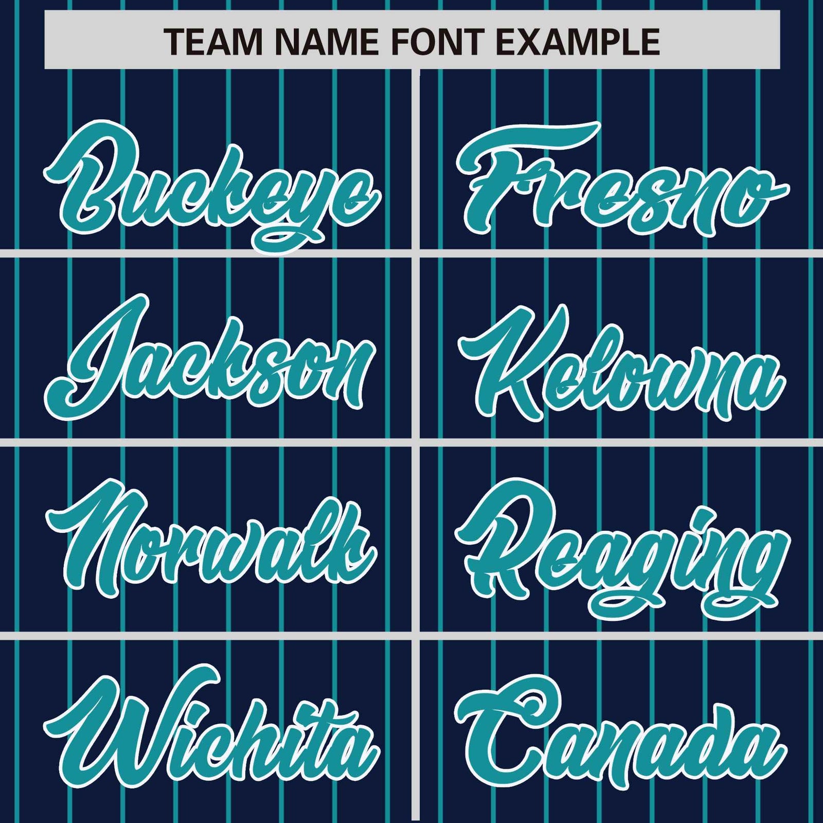 Custom Navy-Aqua Pinstripe White-Aqua Bomber Full-Snap Varsity Letterman Jacket