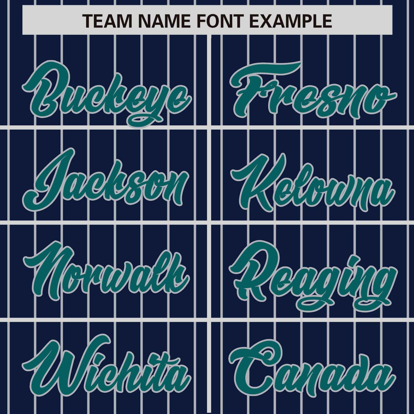 Custom Navy-Gray Pinstripe Gray-Aqua Bomber Full-Snap Varsity Letterman Jacket