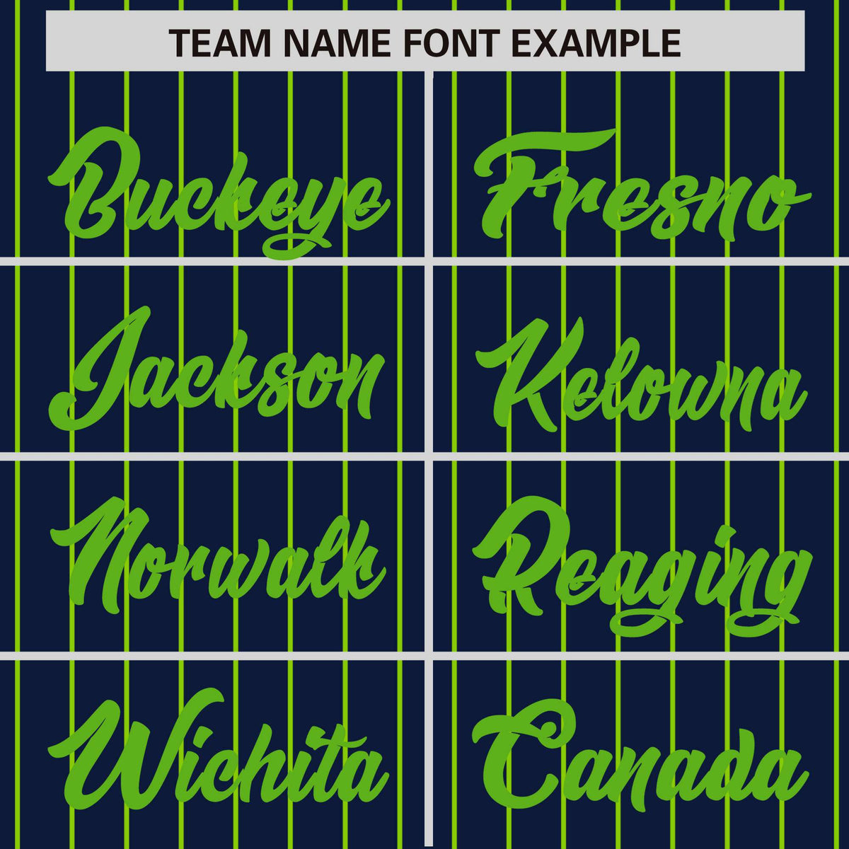 Custom Navy Neon-Green Pinstripe Neon-Green Bomber Full-Snap Varsity Letterman Jacket