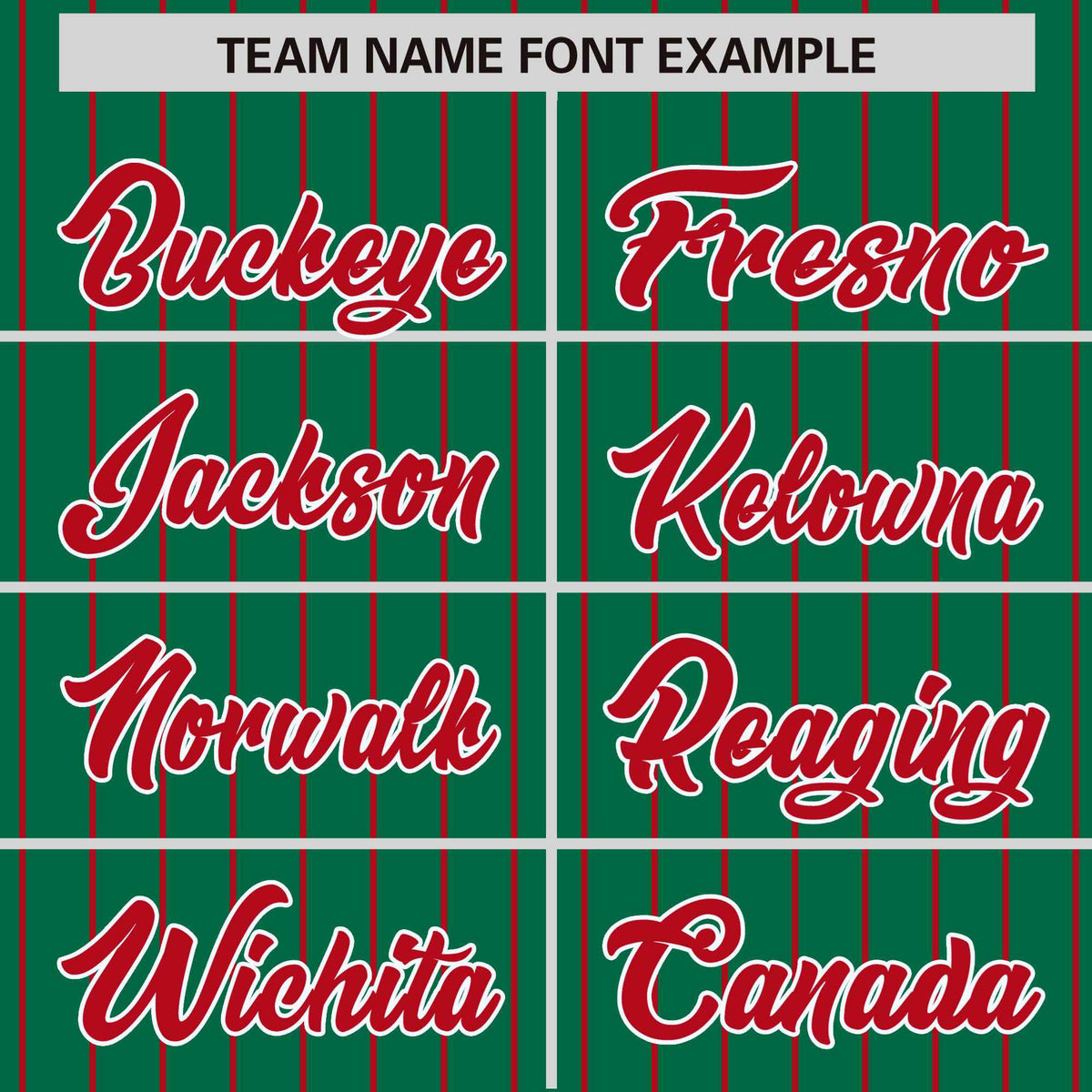 Custom Kelly Green Red Pinstripe White-Red Bomber Full-Snap Varsity Letterman Jacket