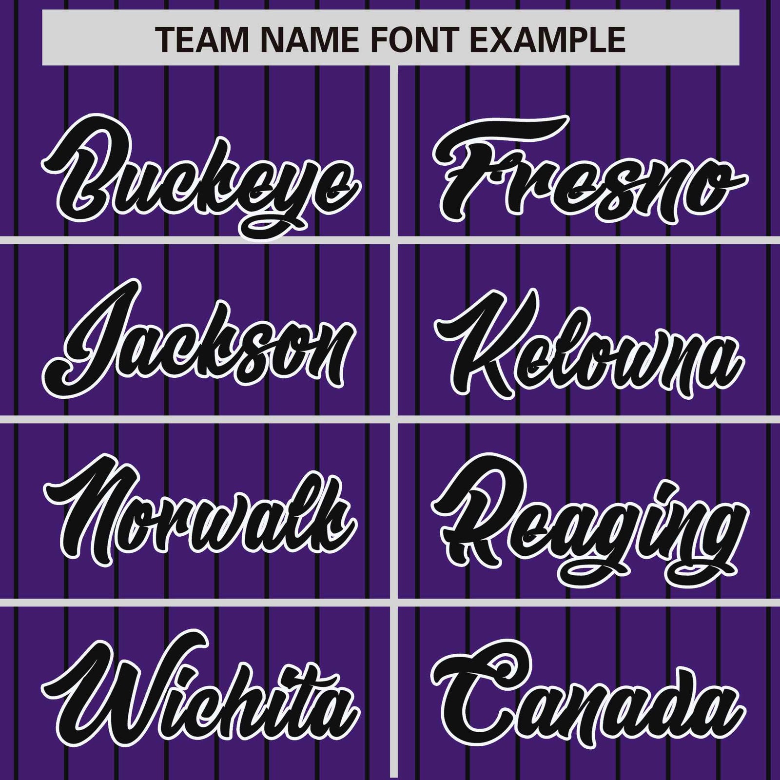 Custom Purple Black Pinstripe White-Black Bomber Full-Snap Varsity Letterman Jacket