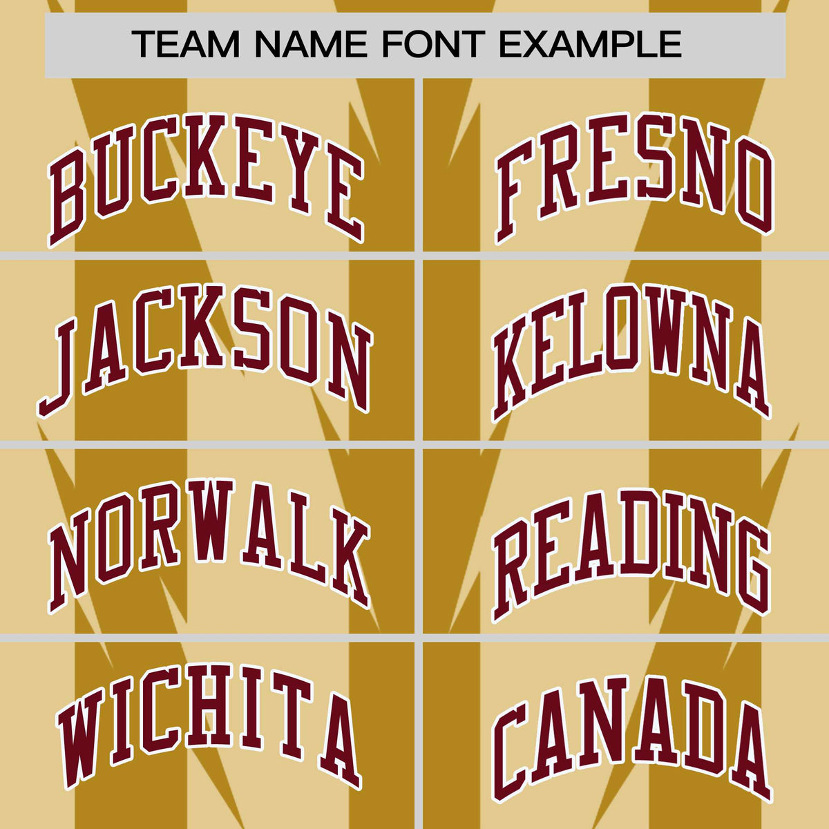 Custom Old Gold Khaki-Crimson Blade Graffiti Pattern Varsity Full-Snap Jacket