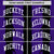 Custom Purple Black-White Blade Graffiti Pattern Varsity Full-Snap Jacket