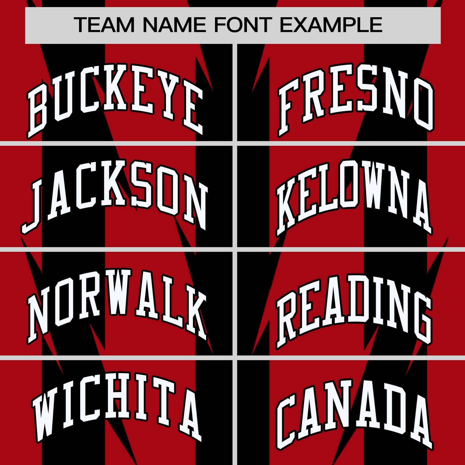 Custom Red Black-White Blade Graffiti Pattern Varsity Full-Snap Jacket