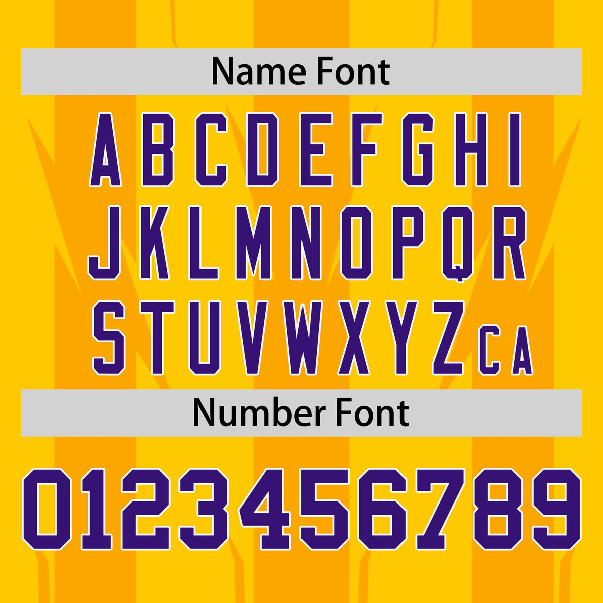 Custom Gold Yellow Purple-White Blade Graffiti Pattern Varsity Full-Snap Jacket