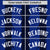 Custom Royal Blue Navy-White Blade Graffiti Pattern Varsity Full-Snap Jacket