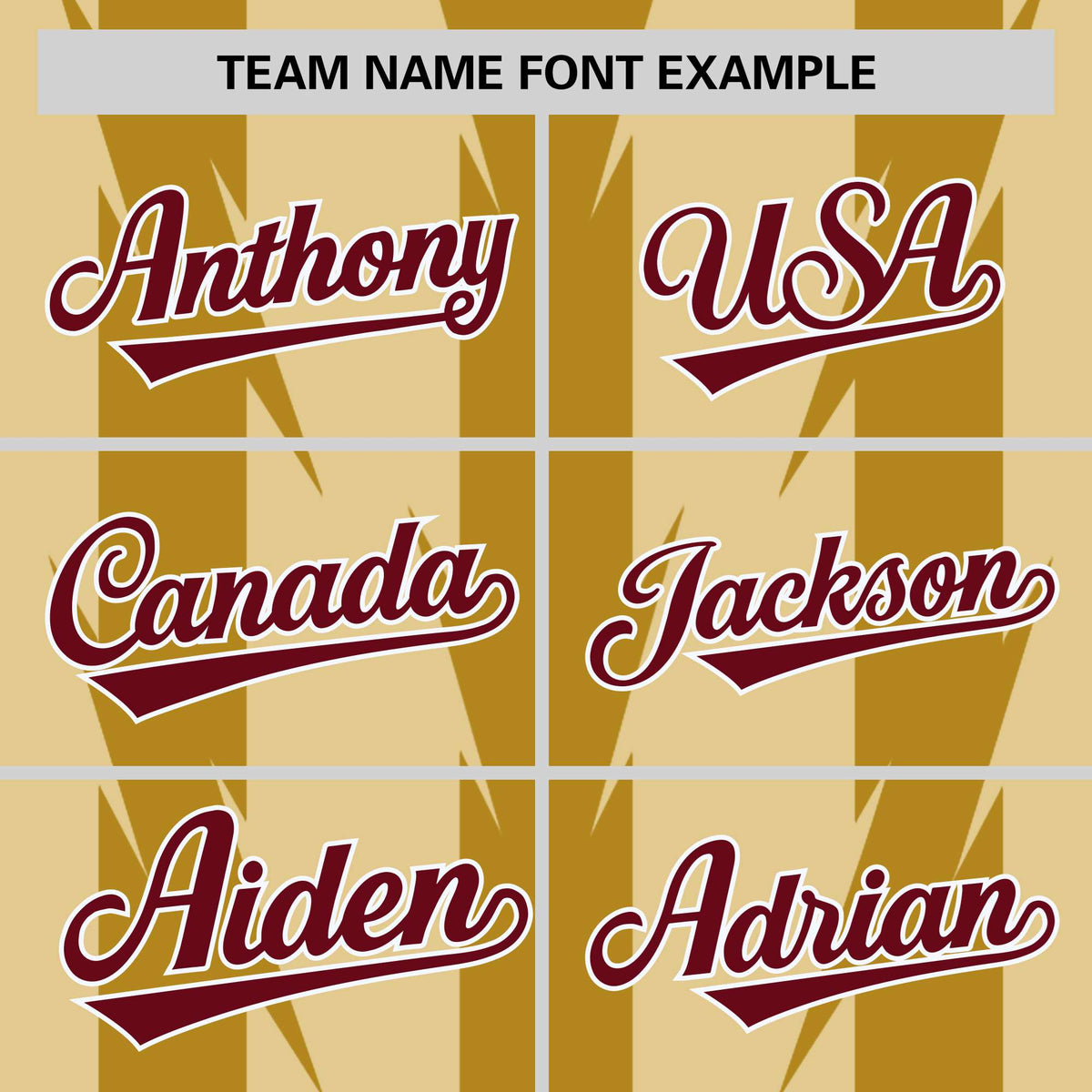 Custom Old Gold Khaki-Crimson Blade Graffiti Pattern Varsity Full-Snap Jacket