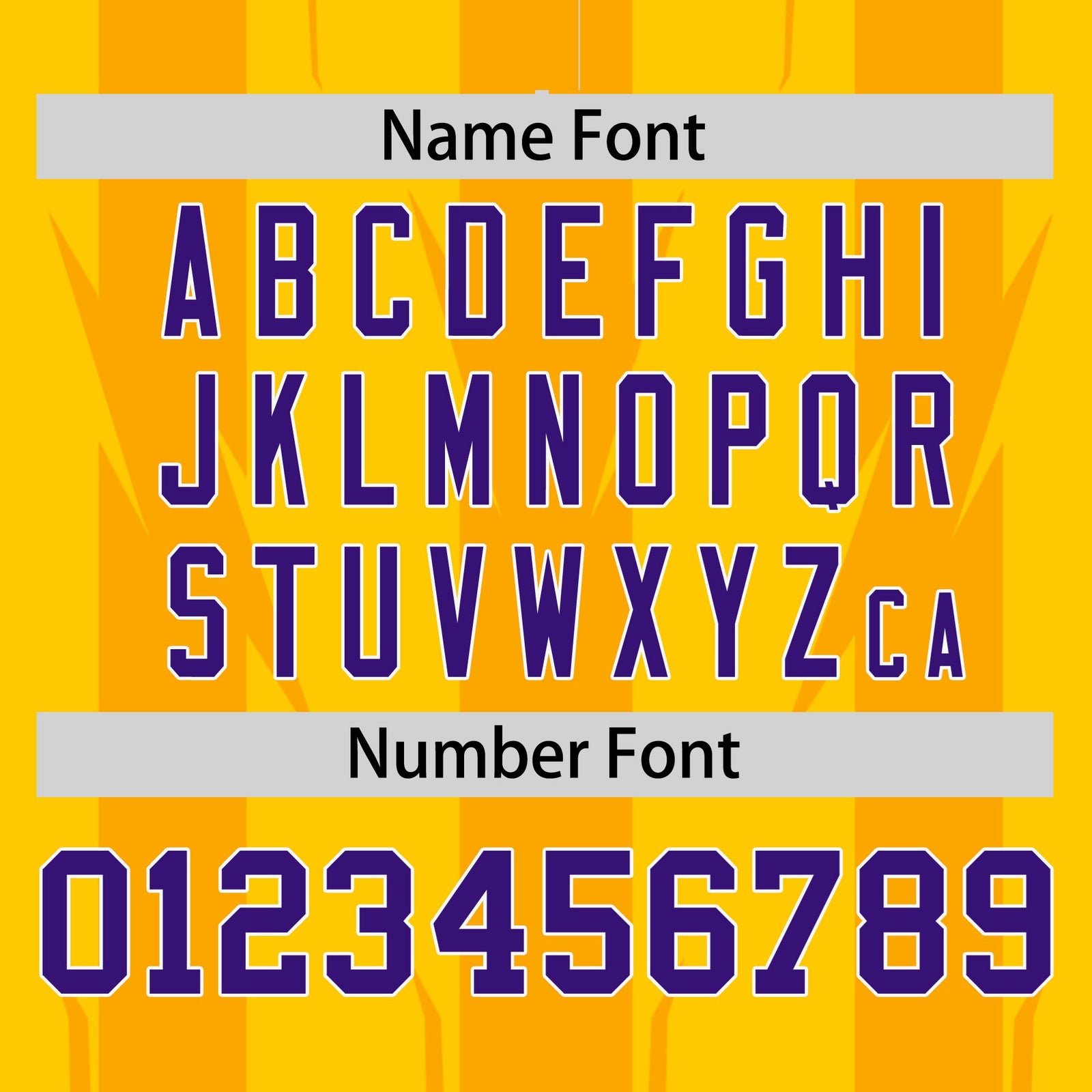 Custom Gold Yellow Purple-White Blade Graffiti Pattern Varsity Full-Snap Jacket