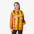 Custom Yellow Orange-White Blade Graffiti Pattern Varsity Full-Snap Jacket