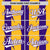 Custom Yellow Purple-White Blade Graffiti Pattern Varsity Full-Snap Jacket