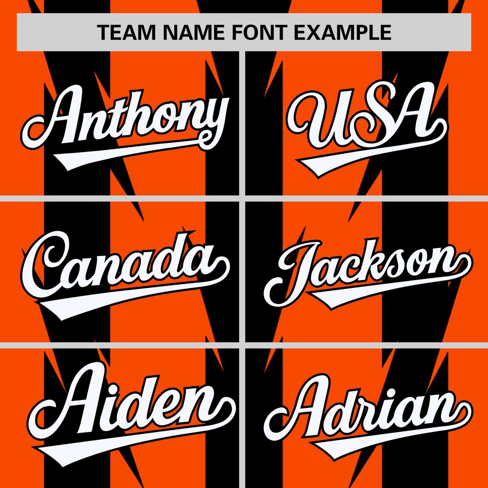 Custom Orange Black-White Blade Graffiti Pattern Varsity Full-Snap Jacket