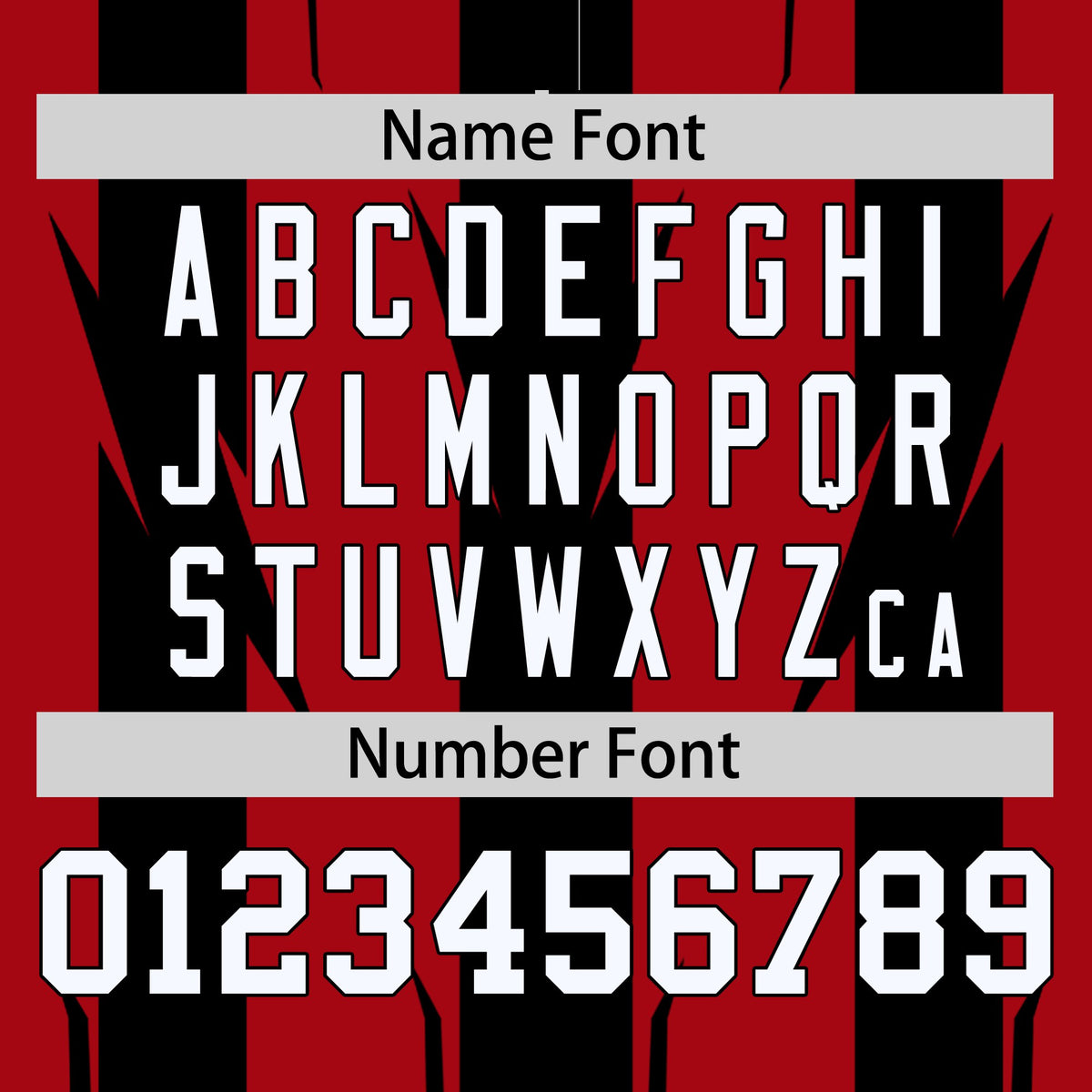 Custom Red Black-White Blade Graffiti Pattern Varsity Full-Snap Jacket