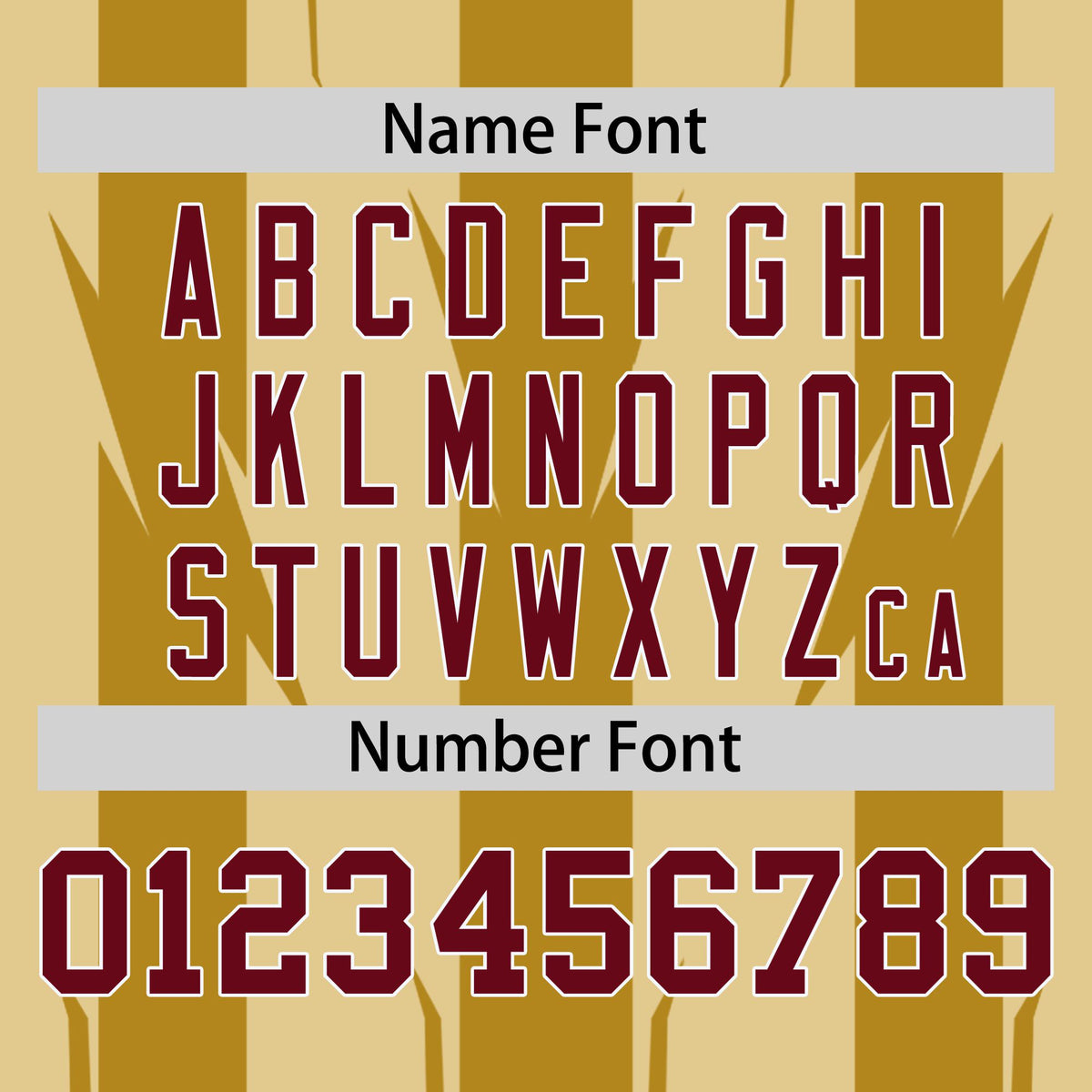 Custom Old Gold Khaki-Crimson Blade Graffiti Pattern Varsity Full-Snap Jacket