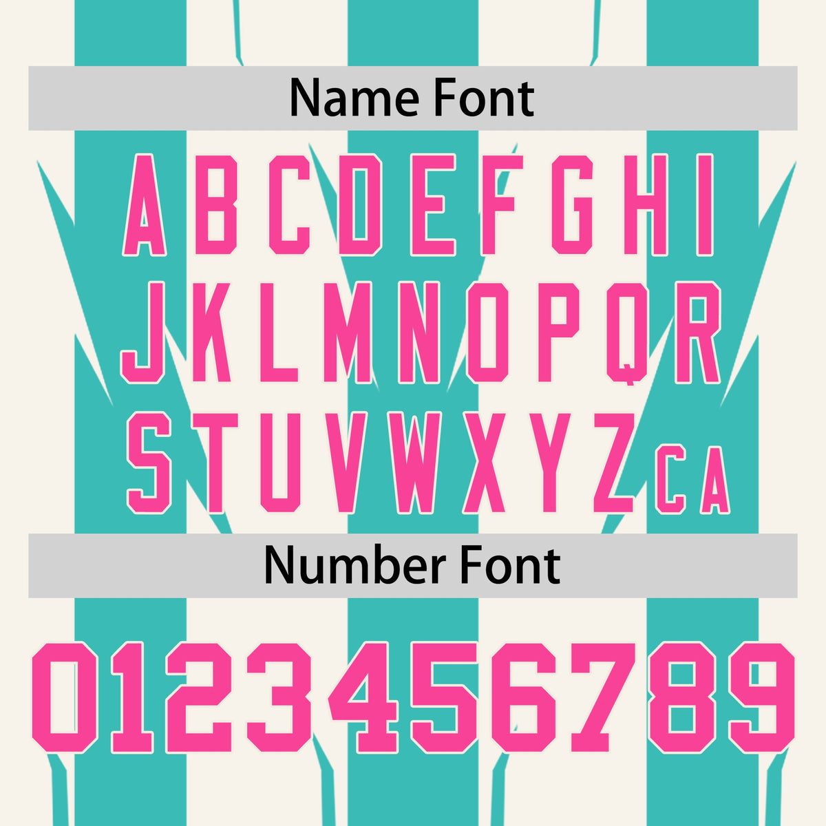 Custom Cream Aqua Pink Blade Graffiti Pattern Varsity Full-Snap Jacket